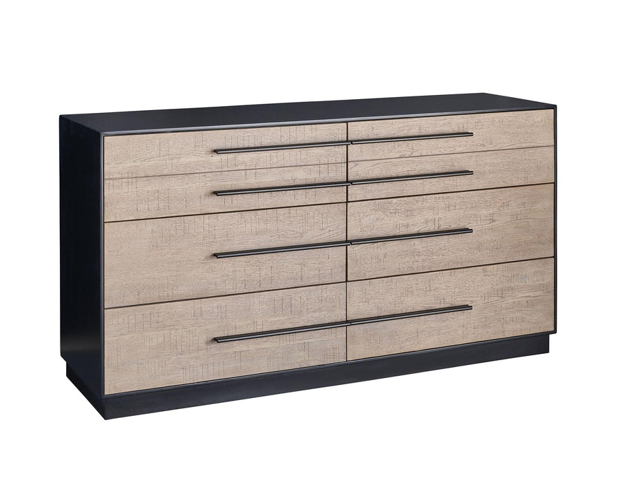 Universal Furniture Calloway Drawer Dresser in Sable and Dun