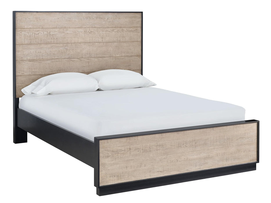 Universal Furniture Calloway King Panel Bed in Sable and DunB