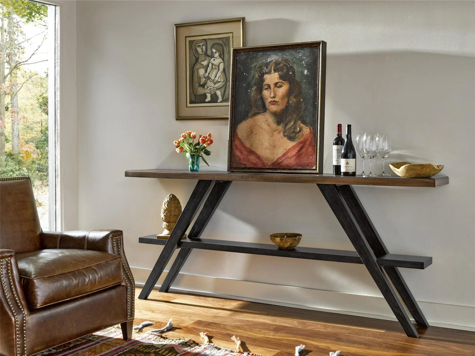 Universal Furniture Chandler Console Table in Mango Pango