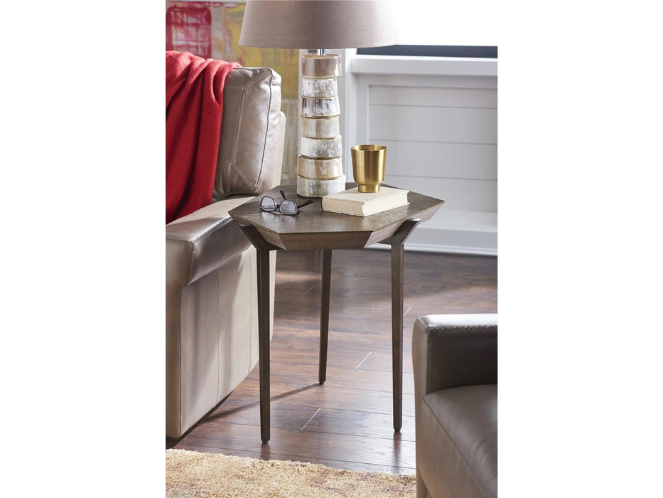 Universal Furniture Divergence End Table in Charcoal