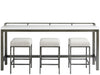 Universal Furniture Essence Console Table with Stools in Meringue image