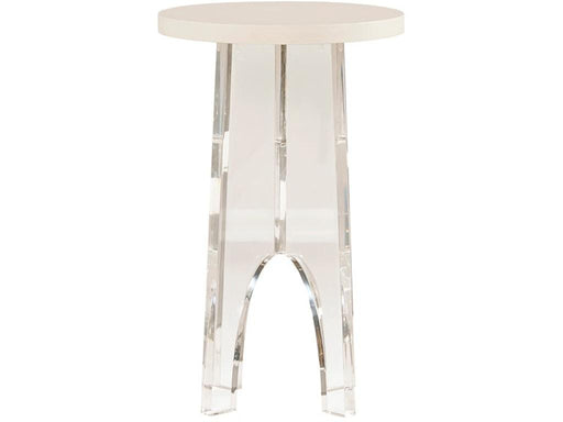 Universal Furniture Getaway Coastal Living Corsica Accent Table in Sand Dollar image