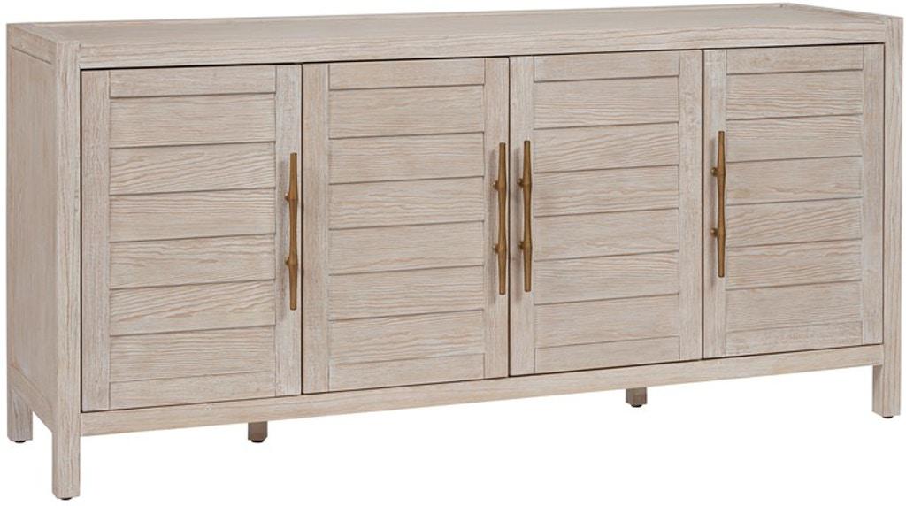 Universal Furniture Getaway Coastal Living Getaway Media Console in Sea Oat