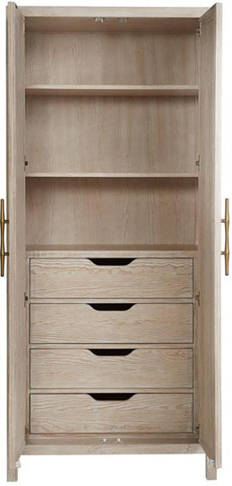 Universal Furniture Getaway Coastal Living Getaway Utility Cabinet in Sea Oat