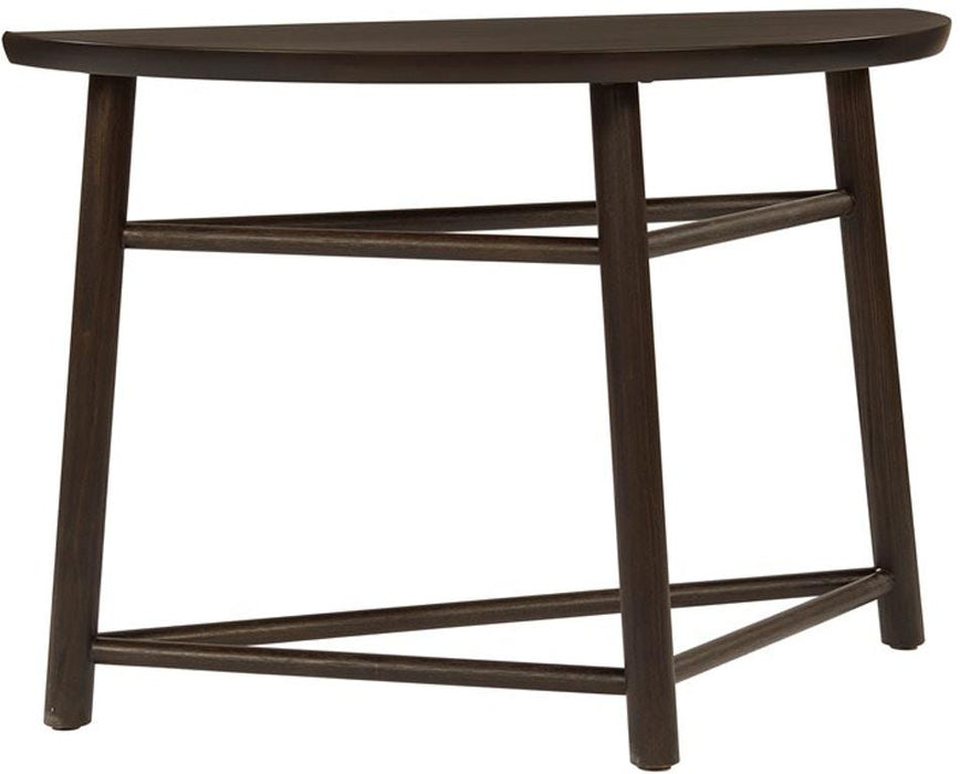 Universal Furniture Getaway Coastal Living Half Moon Bay Table in Mussel