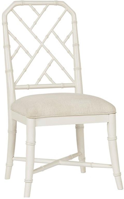 Universal Furniture Getaway Coastal Living Hanalei Bay Side Chair in Sand Dollar image