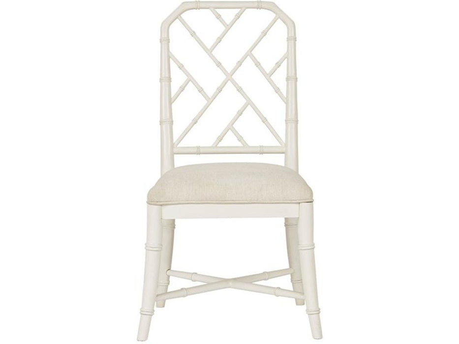 Universal Furniture Getaway Coastal Living Hanalei Bay Side Chair in Sand Dollar