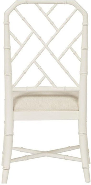 Universal Furniture Getaway Coastal Living Hanalei Bay Side Chair in Sand Dollar