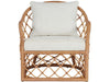 Universal Furniture Getaway Coastal Living Miramar Accent Chair in Natural Rattan image