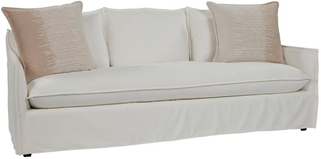 Universal Furniture Getaway Coastal Living Siesta Key Sofa in Super Salt