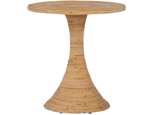 Universal Furniture Getaway Coastal Living Tulum Accent Table in Natural Rattan image