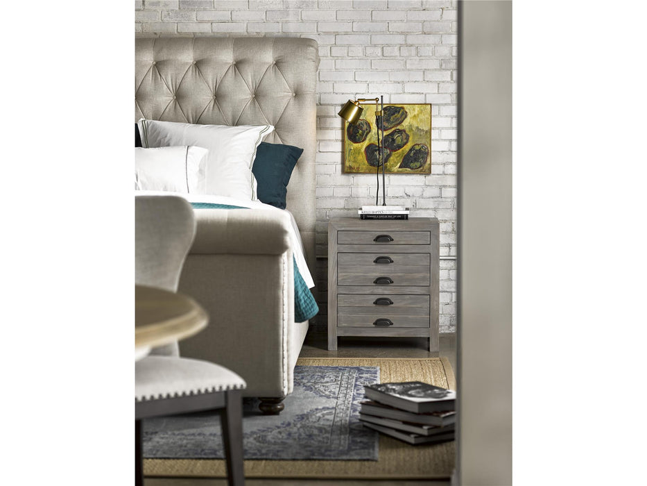 Universal Furniture Curated Gilmore Nightstand in Greystone