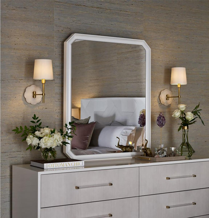 Universal Furniture Love Joy Bliss Brentwood Dresser in White Lacquer