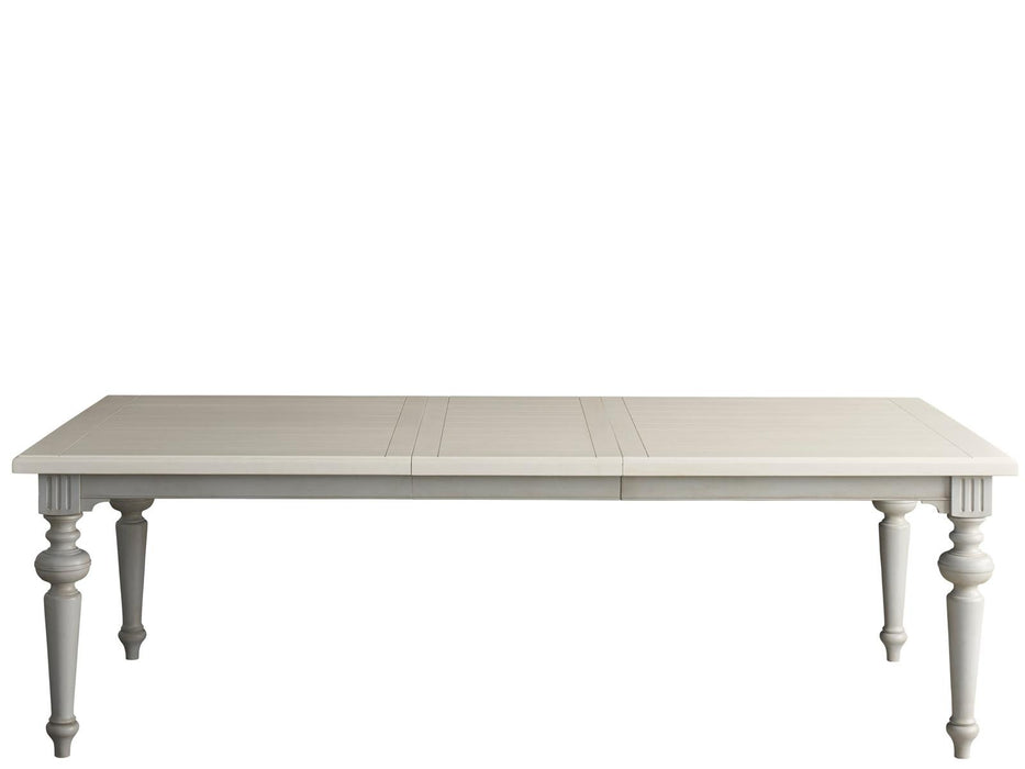 Universal Furniture Summer Hill Rectangular Leg Dining Table in French Gray image