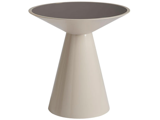 Universal Nina Magon Roni Round Accent Table in Sand Lacquer image