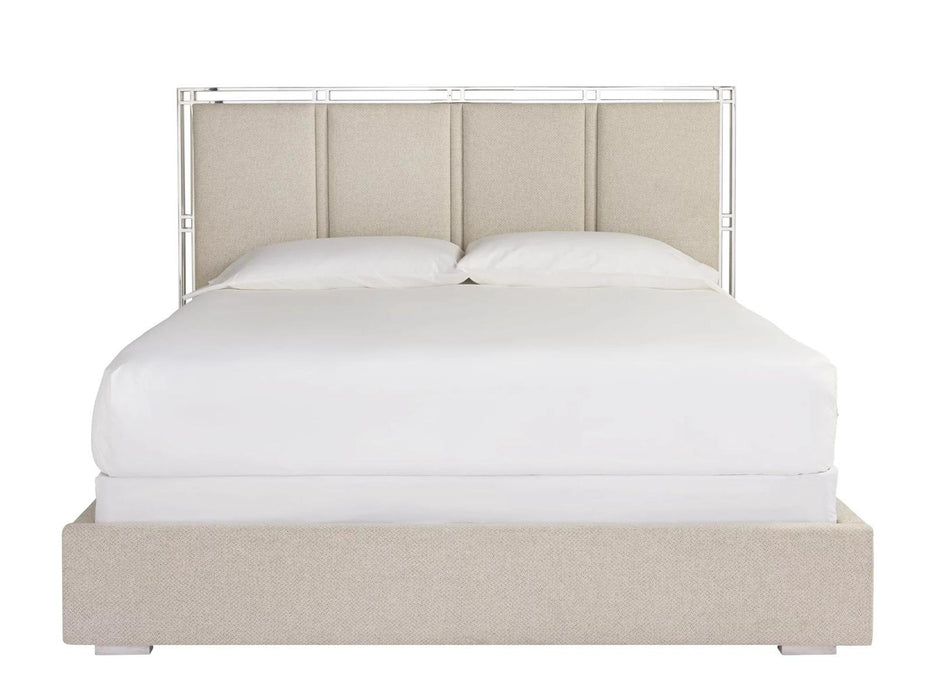 Universal Paradox Queen Panel Bed in IvoryB image