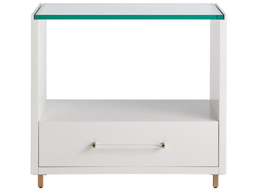 Universal Furniture Love Joy Bliss Peony Nightstand in White Lacquer image