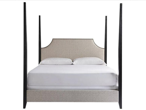 Universal Furniture Midtown Stanton Queen Poster Bed in Steel accent image