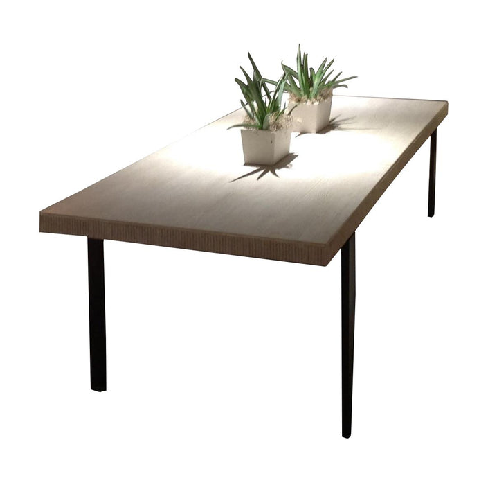 Universal Furniture Modern Robards Rectangular Dining Table in Quartz