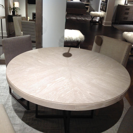 Universal Furniture Modern Robards Round Dining Table in Quartz image