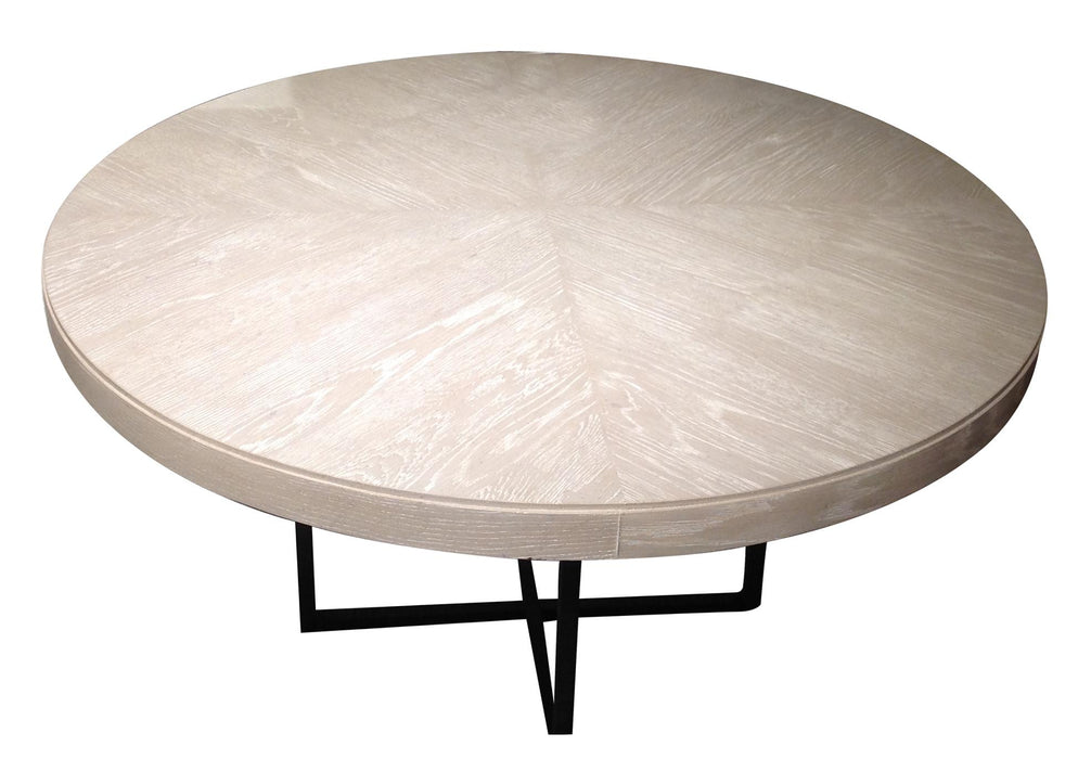 Universal Furniture Modern Robards Round Dining Table in Quartz