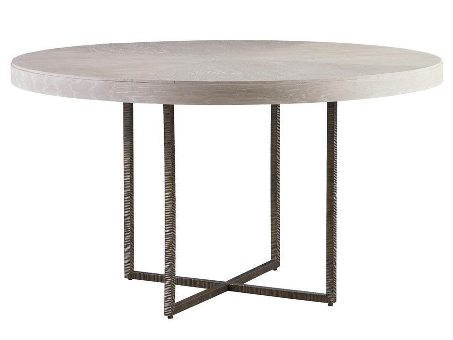 Universal Furniture Modern Robards Round Dining Table in Quartz