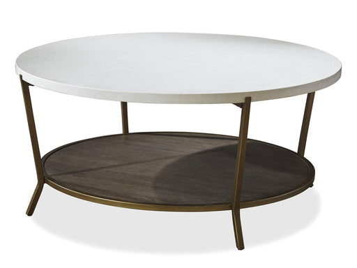 Universal Furniture Playlist Round Cocktail Table in Brown Eyed Girl image