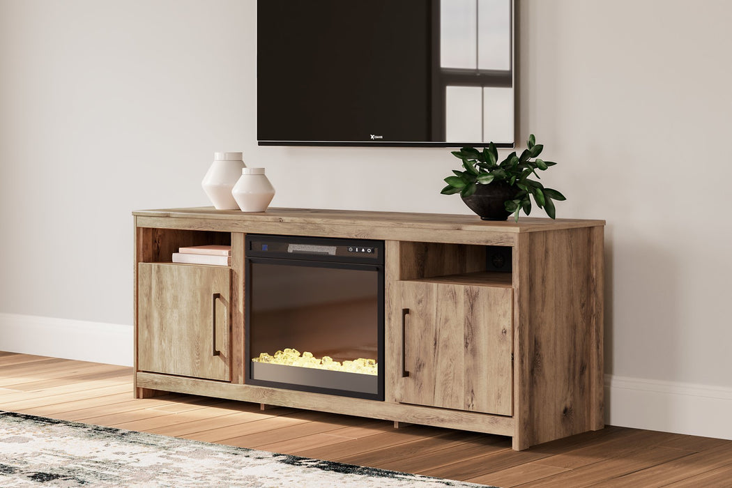 Hyanna 63" TV Stand with Electric Fireplace - Affordable Home Luxury