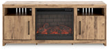 Hyanna 63" TV Stand with Electric Fireplace - Affordable Home Luxury