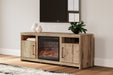 Hyanna 63" TV Stand with Electric Fireplace - Affordable Home Luxury