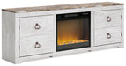 Willowton TV Stand with Electric Fireplace - Affordable Home Luxury