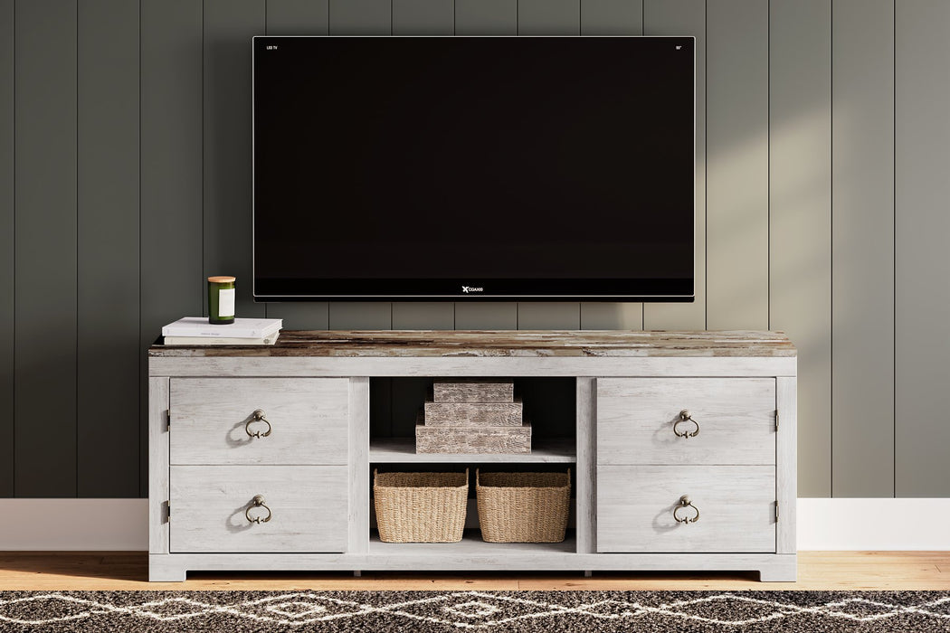 Willowton TV Stand with Electric Fireplace - Affordable Home Luxury