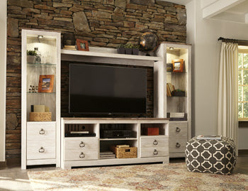 Willowton 4-Piece Entertainment Center - Affordable Home Luxury