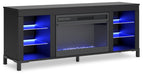 Cayberry 3-Piece Entertainment Center with Electric Fireplace - Affordable Home Luxury