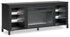 Cayberry 3-Piece Entertainment Center with Electric Fireplace - Affordable Home Luxury