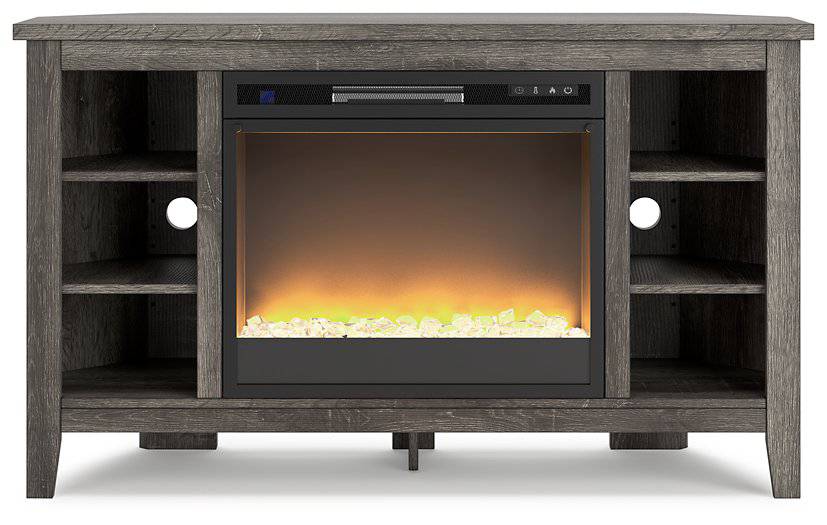 Arlenbry Corner TV Stand with Electric Fireplace - Affordable Home Luxury