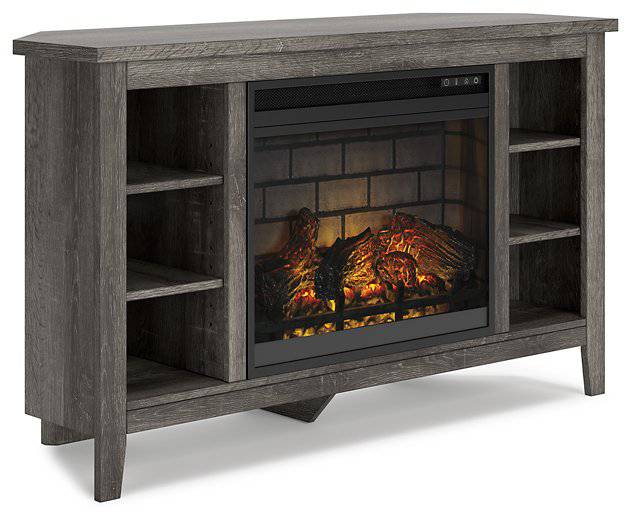 Arlenbry Corner TV Stand with Electric Fireplace - Affordable Home Luxury