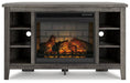 Arlenbry Corner TV Stand with Electric Fireplace - Affordable Home Luxury