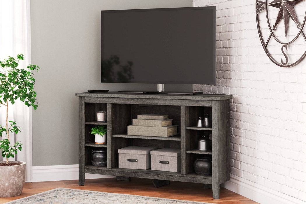 Arlenbry Corner TV Stand with Electric Fireplace - Affordable Home Luxury