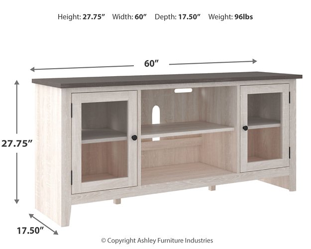 Dorrinson 60" TV Stand with Electric Fireplace - Affordable Home Luxury