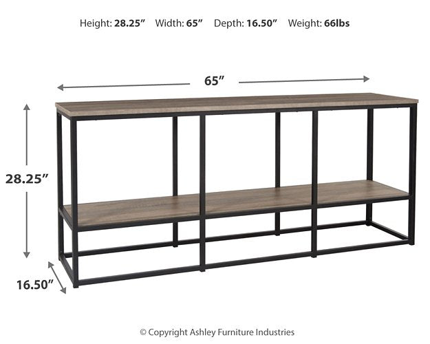 Wadeworth 65" TV Stand - Affordable Home Luxury