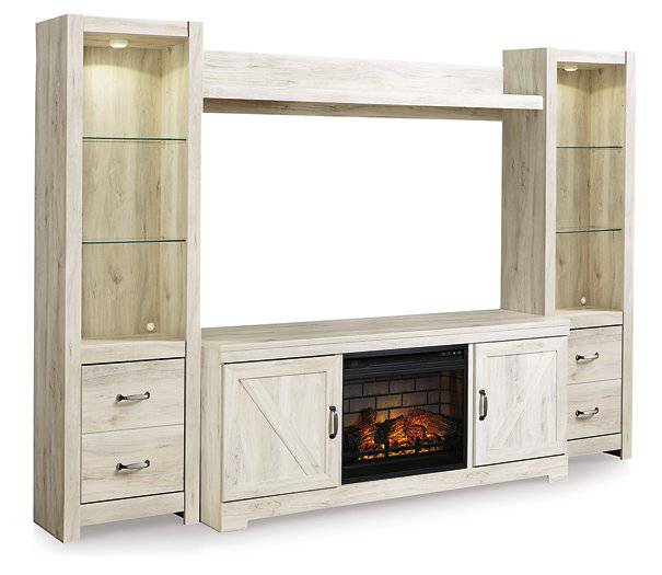 Bellaby 4-Piece Entertainment Center with Electric Fireplace - Affordable Home Luxury