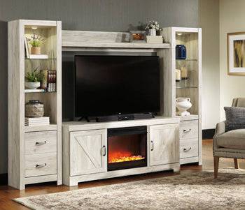 Bellaby 4-Piece Entertainment Center with Fireplace - Affordable Home Luxury