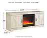 Bellaby 63" TV Stand with Fireplace - Affordable Home Luxury