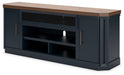 Landocken 83" TV Stand with Electric Fireplace - Affordable Home Luxury