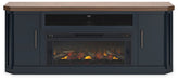 Landocken 83" TV Stand with Electric Fireplace - Affordable Home Luxury