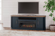 Landocken 83" TV Stand with Electric Fireplace - Affordable Home Luxury