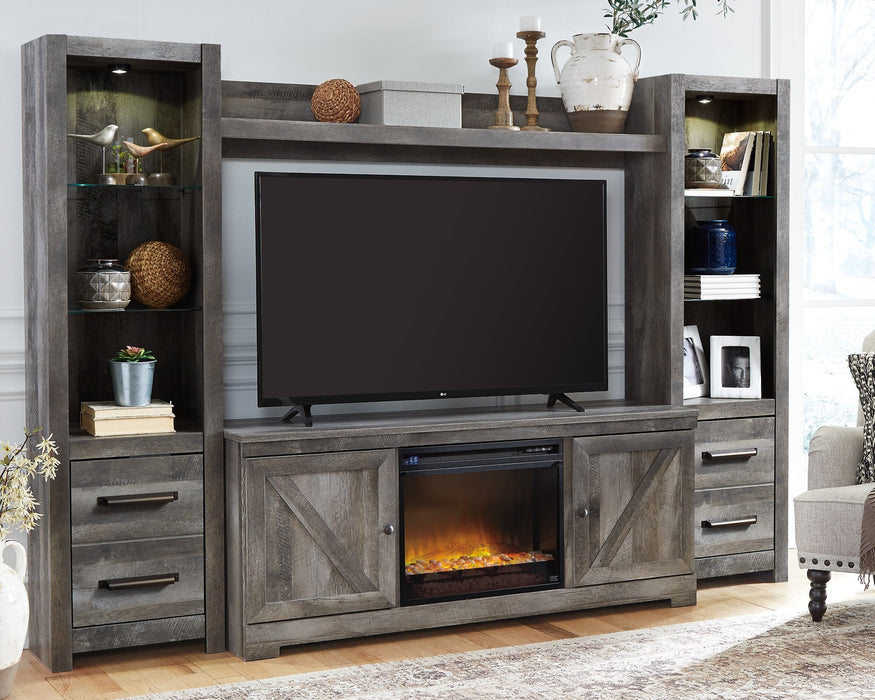 Wynnlow 4-Piece Entertainment Center with Electric Fireplace - Affordable Home Luxury