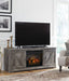 Wynnlow 63" TV Stand with Electric Fireplace - Affordable Home Luxury