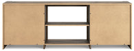 Trinell TV Stand with Electric Fireplace - Affordable Home Luxury